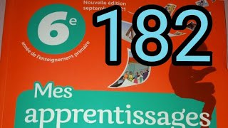 Orthographele pluriel des noms composéspage 182mes apprentissage en français 6 AEP [upl. by Trant]