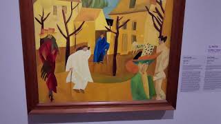 Lyonel Feininger Yellow Street II 1918 [upl. by Leiuqese]