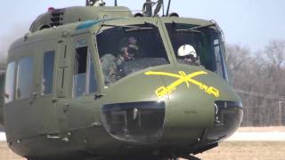 Restored Vietnam UH1H Huey Helicopter First Flights [upl. by Draude636]