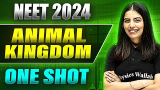 ANIMAL KINGDOM in 1 Shot FULL CHAPTER COVERAGE TheoryPYQs  Prachand NEET [upl. by Drusy]