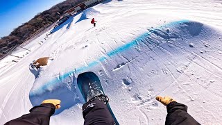 POV  EPIC DAY Snowboarding at Hyland Hills MN [upl. by Fridlund]