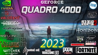 NVIDIA Quadro 4000 in 15 GAMES  20232024 [upl. by Vladamar]