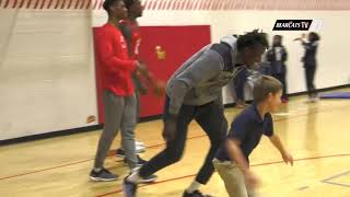 Cincinnati Mens Basketball Visits the Boys amp Girls Club [upl. by Llenram]