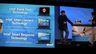 Ultrabook Hibernation Demo at IDF 2011 [upl. by Netsirt]