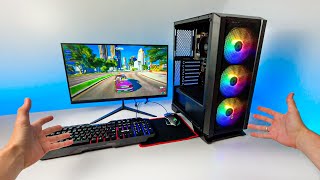 PC GAMER COMPLETO MAIS BARATO DA PICHAU  TESTES EM JOGOS [upl. by Suiratnauq349]