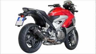 HONDA CROSSRUNNER 800 SCPROJECT EXHAUST [upl. by Ahtinak722]