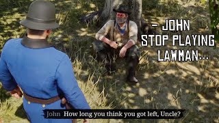 Lawman John Antagonizing Friends And Family  Beechers Hope  RDR2 [upl. by Mohun]