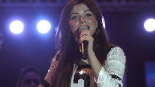 KANIKA KAPOOR AT SHIZNAY 2K16  TKR COLLEGE [upl. by Loydie]