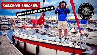 Removing Our Old Saildrive Diaphragm How Old Was It  Gavin amp James Sailing Ep25 [upl. by Laurette572]