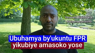 Rwiyemezamirimo Bigirimana Innocent aratubwira ubwikanyize bwa FPR mu kwikubira amasoko yose [upl. by Yedok]