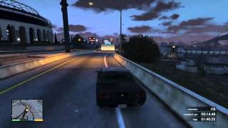 GTA V Walkthrough  Hobbies amp Pastimes Street Race Airport [upl. by Nodnar]