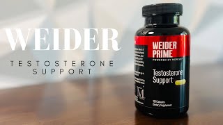 Weider Prime Testosterone Support Review [upl. by Adnylg]