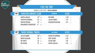 Fighters Cricket Club v Tassie Bengal Tigers [upl. by Melborn7]