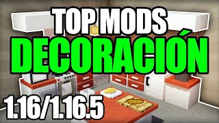 MEJORES MODS de DECORACIÓN para Minecraft 1165  ModPack Review [upl. by Drahcir]