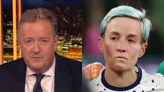 Piers Morgan slams Megan Rapinoe Shes the worlds most annoying sports star [upl. by Ardnusal]