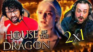 HOUSE OF THE DRAGON Season 2 Episode 1 REACTION 2x1 Breakdown amp Review  Game Of Thrones  HOTD [upl. by Bo]