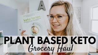 PLANT BASED KETO Grocery Haul  Ketotarian Diet [upl. by Gordan]