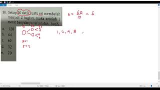 barisan dan deret kelas 10 k merdeka lat no 10 deret geometri pembelahan sel [upl. by Najar229]