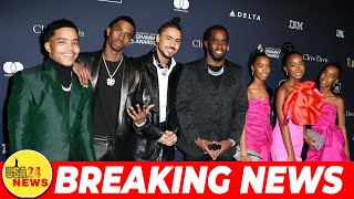 Sean ‘Diddy’ Combs’ sons support twin sisters at cheerleading event amid dad’s s x crimes scandal [upl. by Matelda]