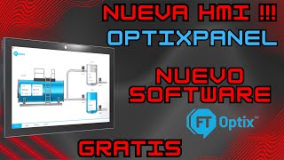 🛑Tu Primer proyecto con OptixPanel y Factorytalk Optix y comunicación con PLC  HMI Allen Bradley [upl. by Refinnaej]