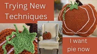 Crocheted Pumpkin Pillow [upl. by Erreid]