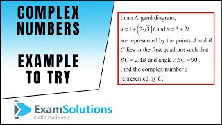 ALevel Further Maths B701 Argand Diagram Introducing Loci for Circles zar [upl. by Eidoc699]