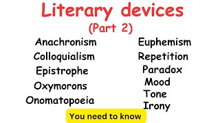 literary devices figure of speech linguistics literature [upl. by Janna]