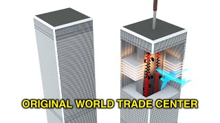 Inside Twin Towers Structure and the 911 Attack  Original World Trade Center [upl. by Inram991]