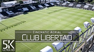 【5K】🇵🇾 Club Libertad 🔥 Estadio Tigo La Huerta from Above 🔥 Asuncion PARAGUAY 2022 🔥 Cinematic Aerial [upl. by Adlesirc]