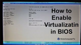 Virtual machine Windows 10 tutorial quot Enable VM in your Computer BIOSquot Free amp Easy [upl. by Nazler]