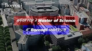 Ready for a Master of Science at Bocconi University [upl. by Penoyer881]