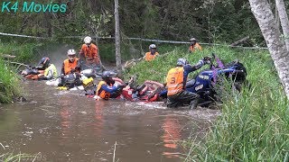 4x4 ATV OffRoad water mud race  Lejasciems 2018 [upl. by Kcirdes]