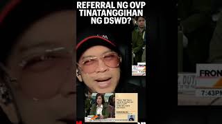 REFERRAL NG OVP TINATANGGIHAN NG DSWD [upl. by Lunetta]