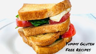 Mozzarella Cheese and Tomato Sandwich ❗️ Gluten Free Sandwich  How to Make Mozzarella Sandwich [upl. by Eustace]