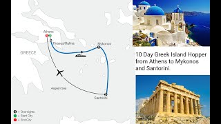 10 Day Greek Island Hopper from Athens to Mykonos and Santorini [upl. by Aholla824]