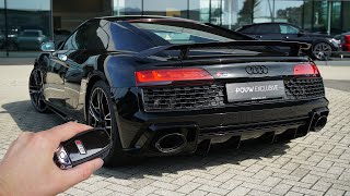 2021 Audi R8 V10 Performance 620hp  Sound amp Visual Review [upl. by Ahtamas]