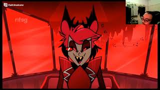 Alastor and Vox Song  Hazbin Hotel reaction [upl. by Ttennej]