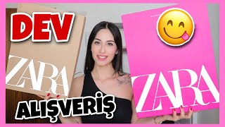 DEV ZARA ALIŞVERİŞİM 🛍 BÜYÜK ZARA İNDİRİMİNDEN NELER ALDIM [upl. by Frederico]