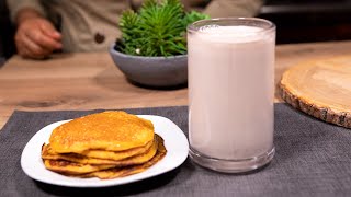 como preparar avena con leche de ajonjolí receta rápida  A cocinar [upl. by Williams]