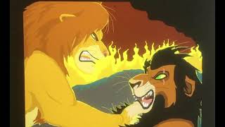 Simba vs Scar Edited Score [upl. by Lebasi]