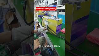 A grade 100Ah lifepo4 power battery pack assembly line Support OEMODM battery factory [upl. by Gareri447]