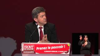 JL Mélenchon  quotSi noire que soit la nuitquot [upl. by Huan]