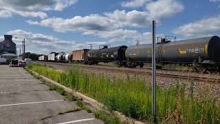 East Bound Manifest Train BNSF  6728 BNSF  1087 DPU BNSF  8184 [upl. by Einahpts]