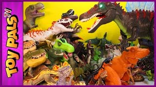 500 DINOSAURS Toy Dinosaur Figure Collection w Jurassic World Dinosaurs [upl. by Elmaleh136]