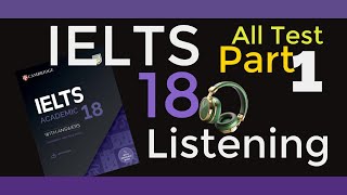 Cambridge 18 All Listening Test Part 1। All Part 1 Listening Practice ieltspreparation [upl. by Bettencourt708]