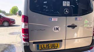 LL15 UUJ Mercedes Sprinter WAV Wheelchair Accessible Vehicle [upl. by Polito]