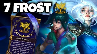 Frosty Frontline 7 Frost with 3 Star Ezreal  TFT Set 12 [upl. by Kobylak]