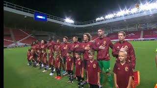 Belgium National Anthem  UEFA Nations League 202425 [upl. by Airbmak]