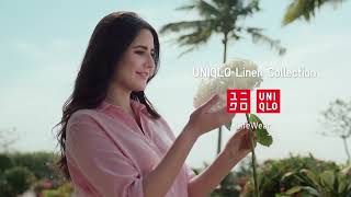 UNIQLO Premium Linen Shirts Collection featuring Katrina Kaif [upl. by Ahsin857]