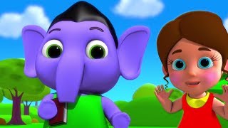 Ek Mota Hathi  एक मोटा हाथी  Hindi Nursery Rhymes  बाल कविताएं  Hindi Balgeet  Kids Tv India [upl. by Nnylrebma608]